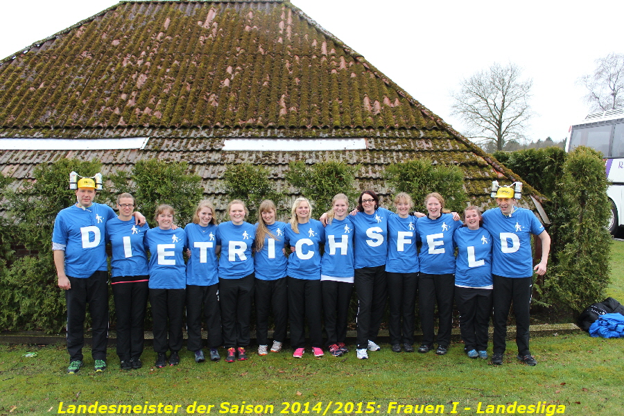 Landesmeister der Saison 2014/2015: Frauen I - Landesliga